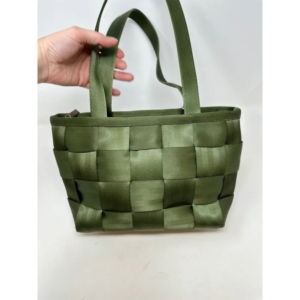 Harveys Original Y2K Double Strap Shoulder Seat Belt Bag Green